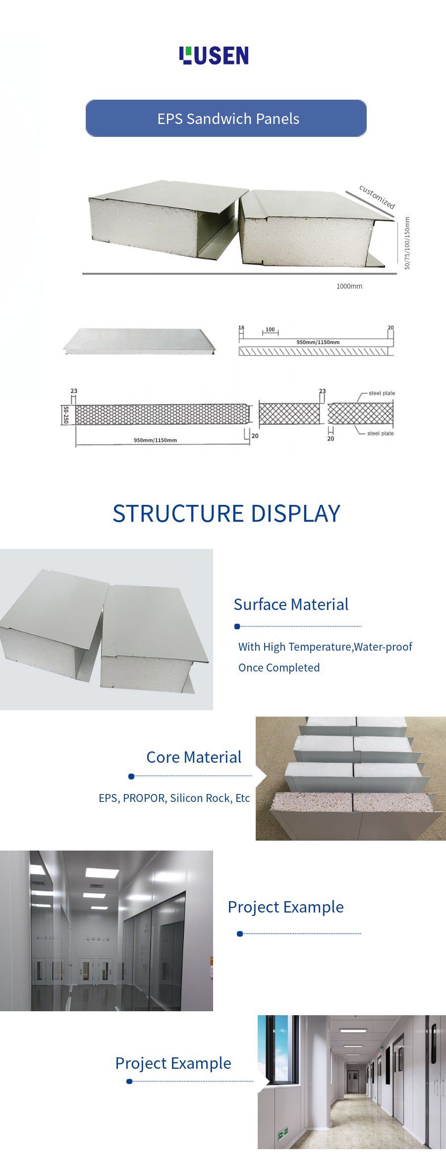 eps sandwich panel wall